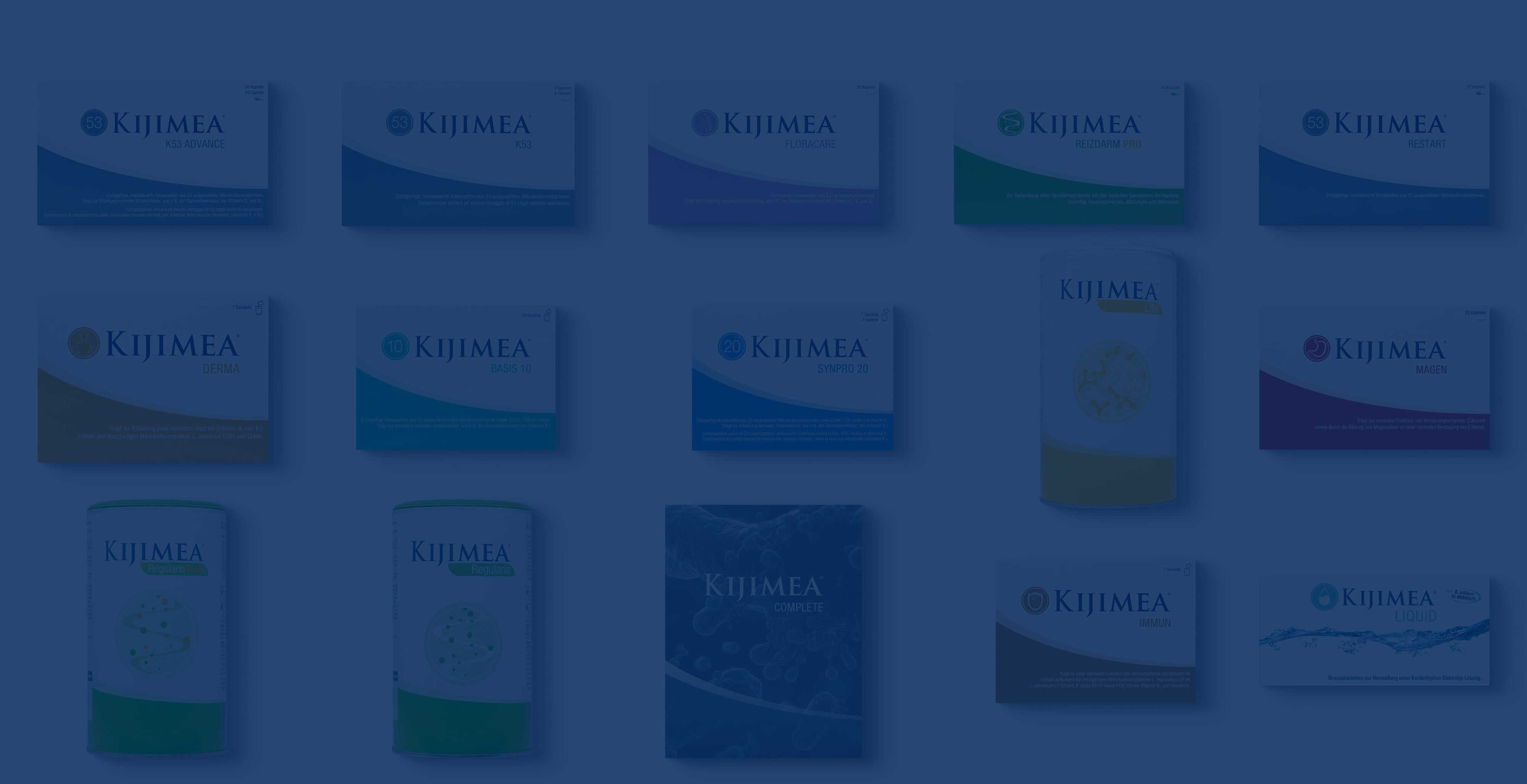 Produkt Sortiment Hintergrund